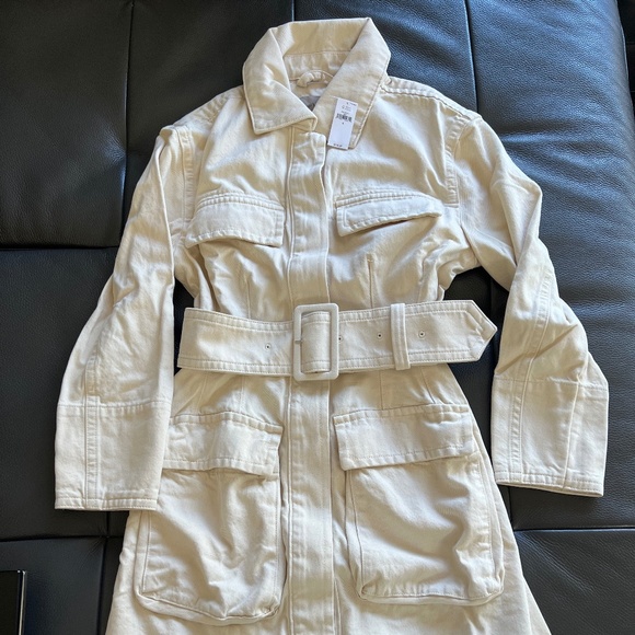 NWT Banana Republic Denim Mini Dress - Size Small - Picture 2 of 5